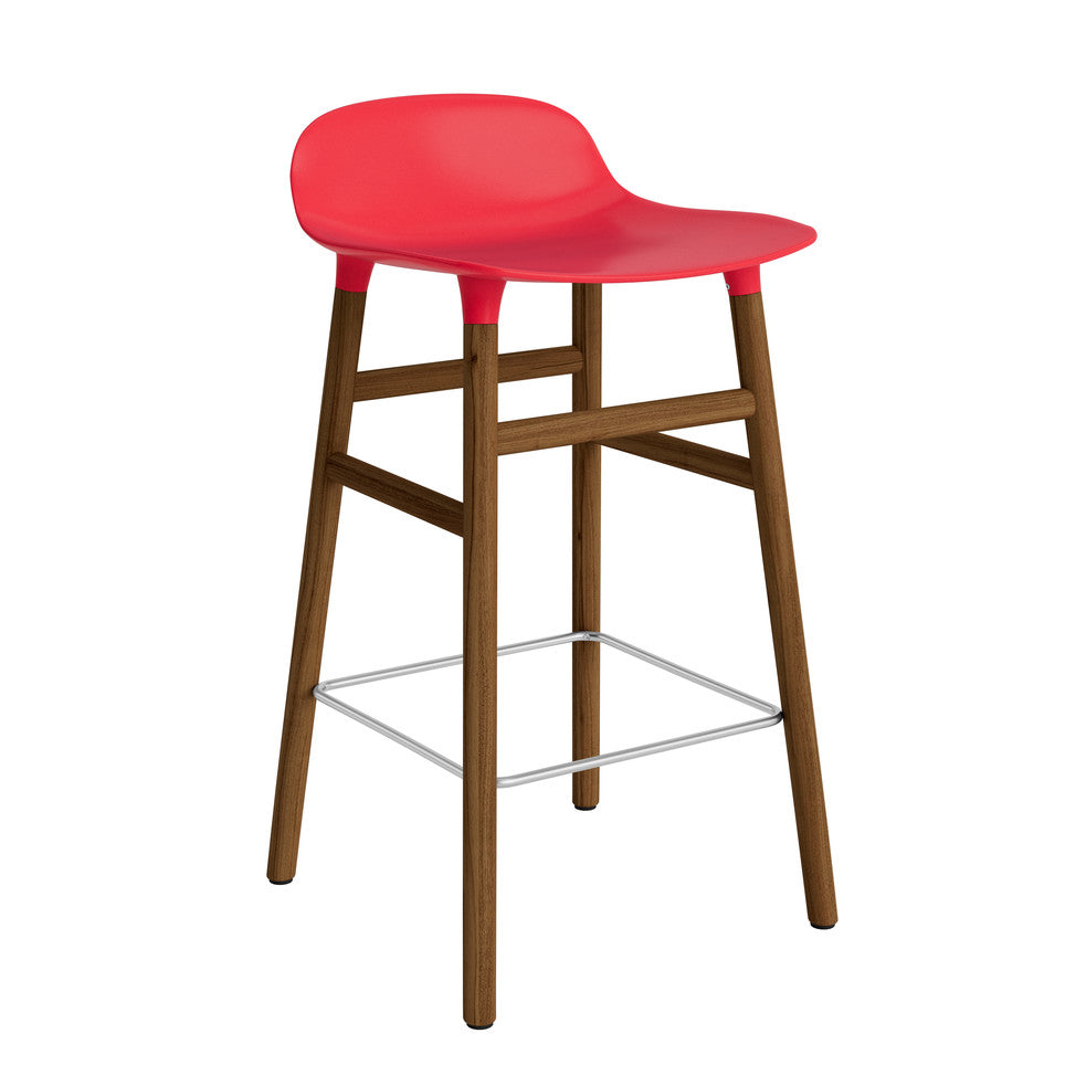Form Barstool Barkruk - hout en multicolor