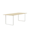 Toonzaalmodel 70/70 tafel 225cm eik wit