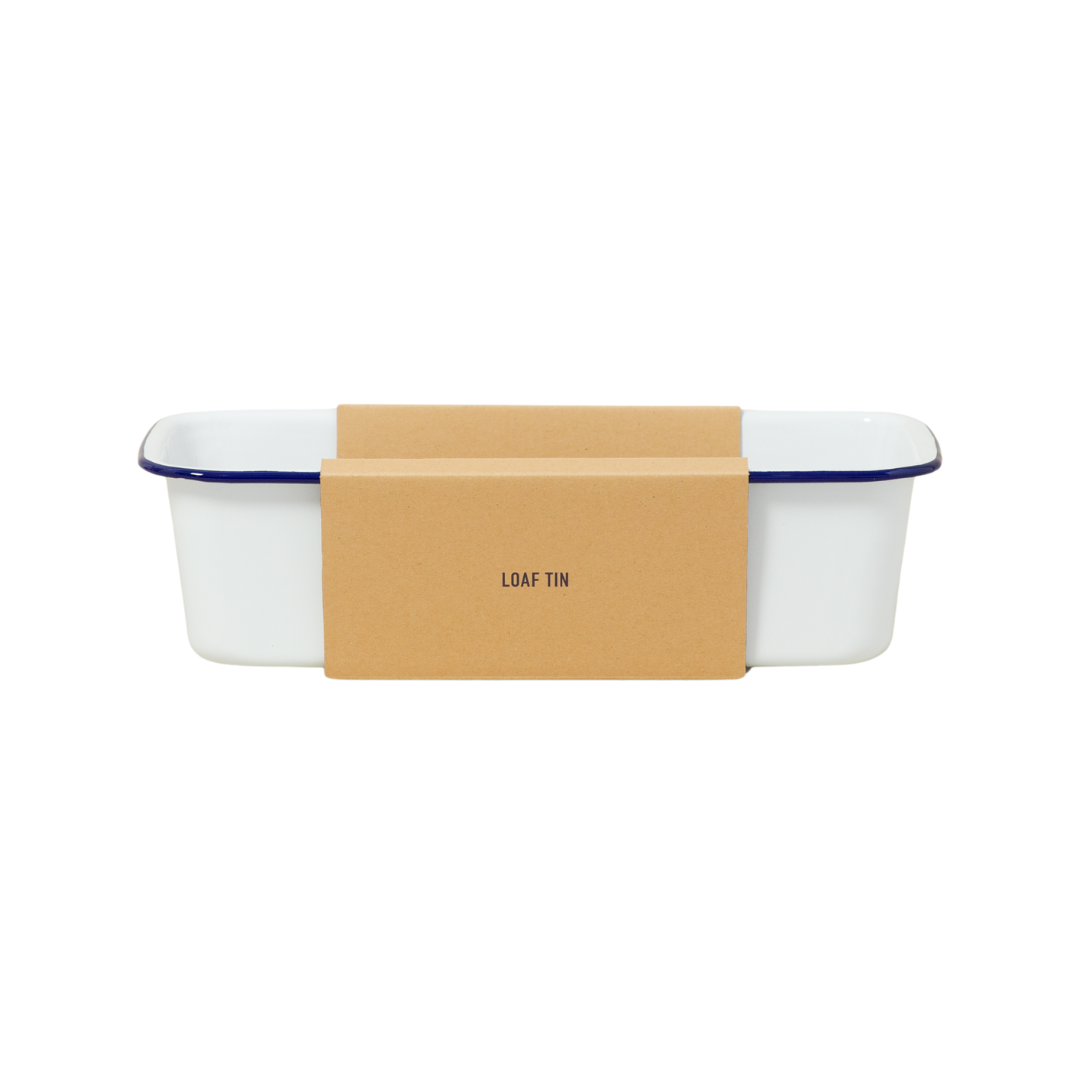 Emaille brood/cake bakvorm wit - SALE