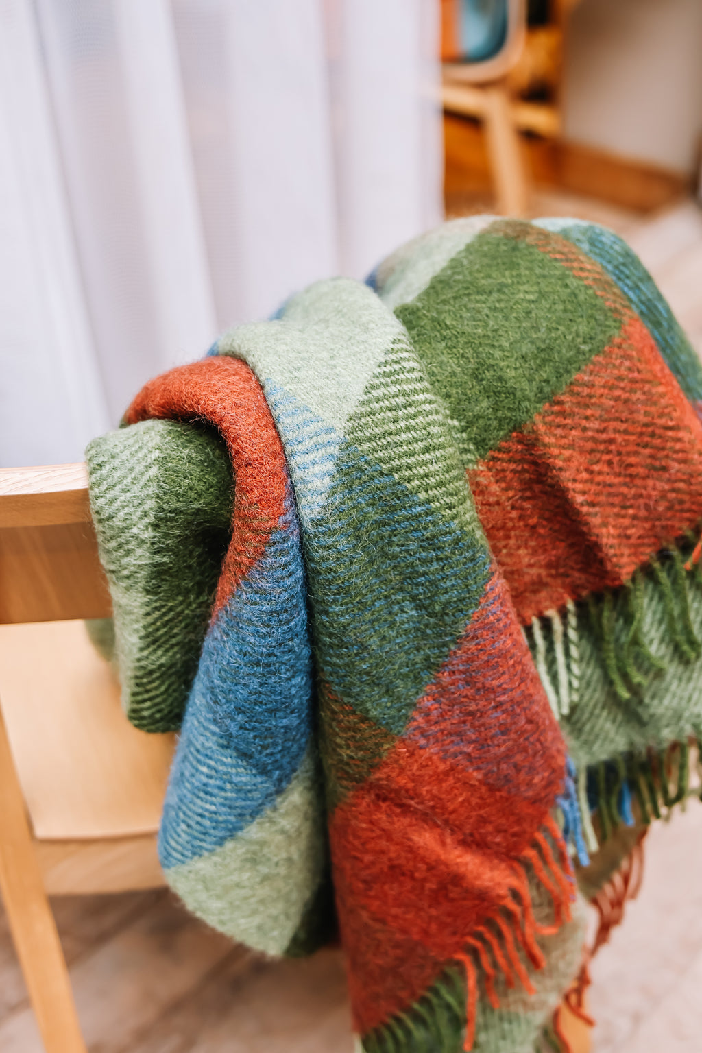 Gotland multi plaid wol