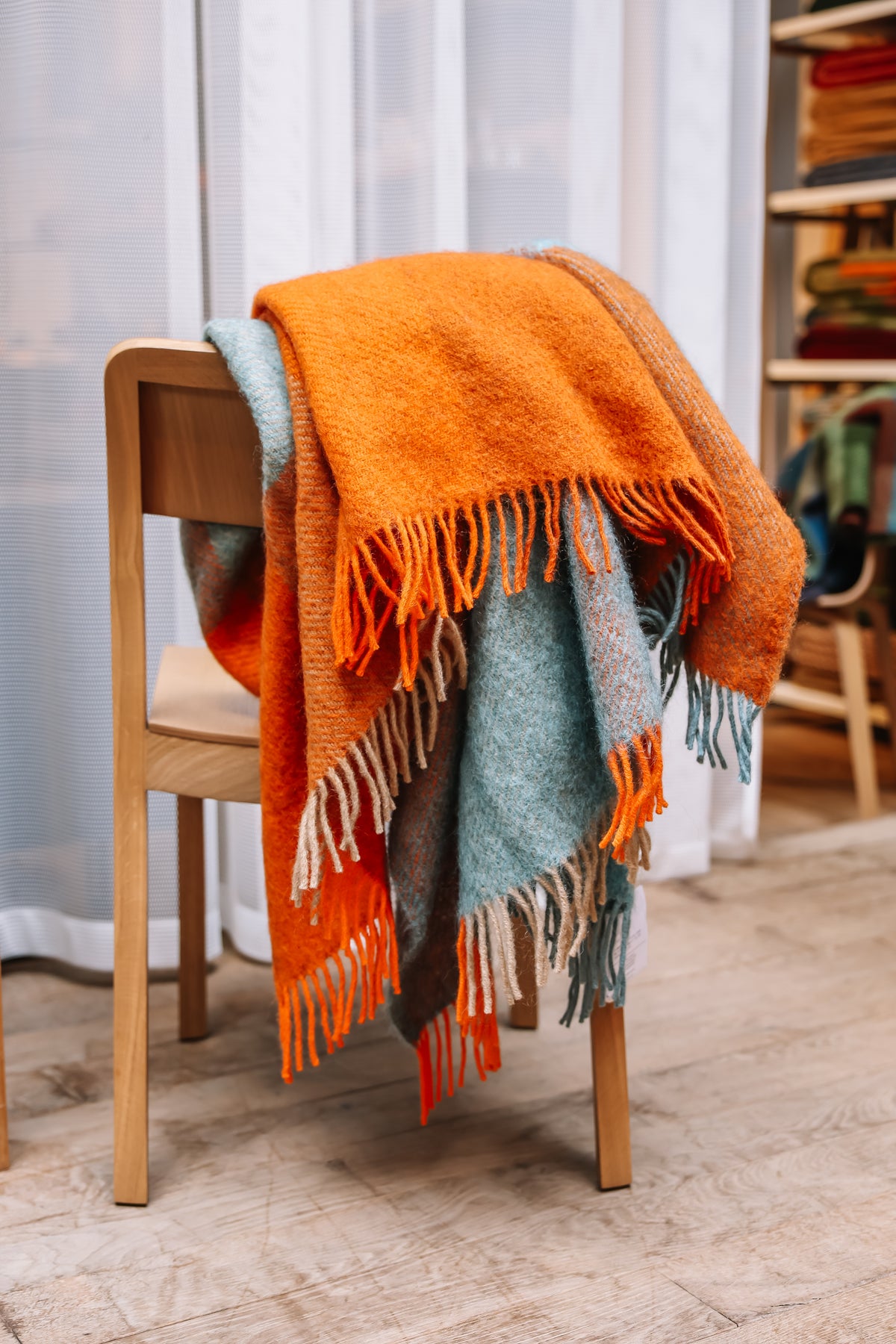 Gotland check plaid wol