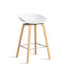 About A Stool AAS32 Barkruk - eik en wit