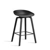 About A Stool AAS32 Barkruk - eik en zwart