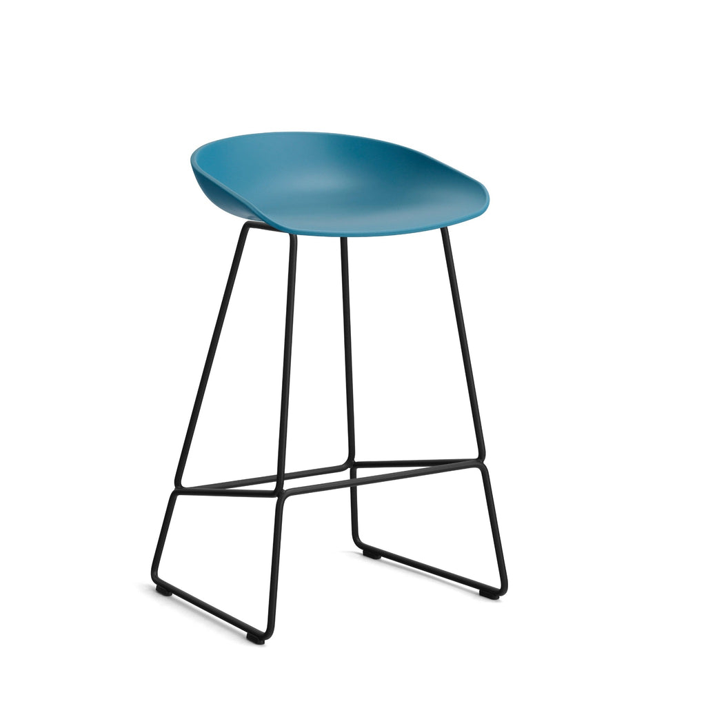 About A Stool AAS38 Barkruk - zwart gelakt en multicolor