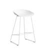 About A Stool AAS38 Barkruk - wit gelakt en wit