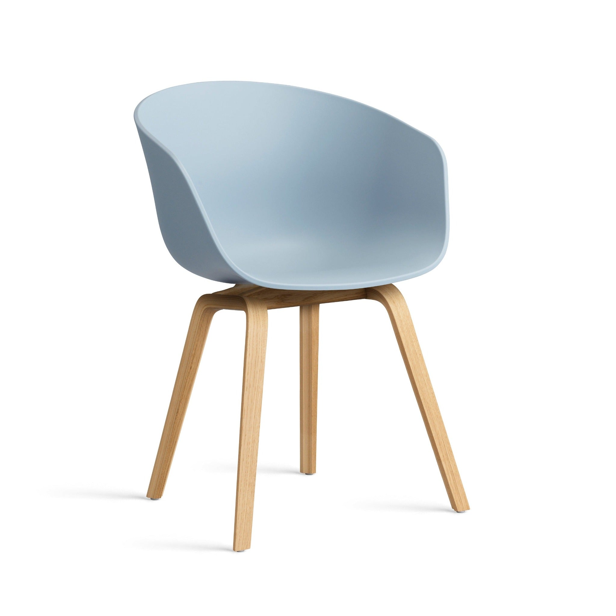 About A Chair AAC 22 stoel - houten poten en multicolor