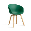 About A Chair AAC 22 stoel - houten poten en multicolor