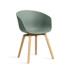 About A Chair AAC 22 stoel - houten poten en multicolor