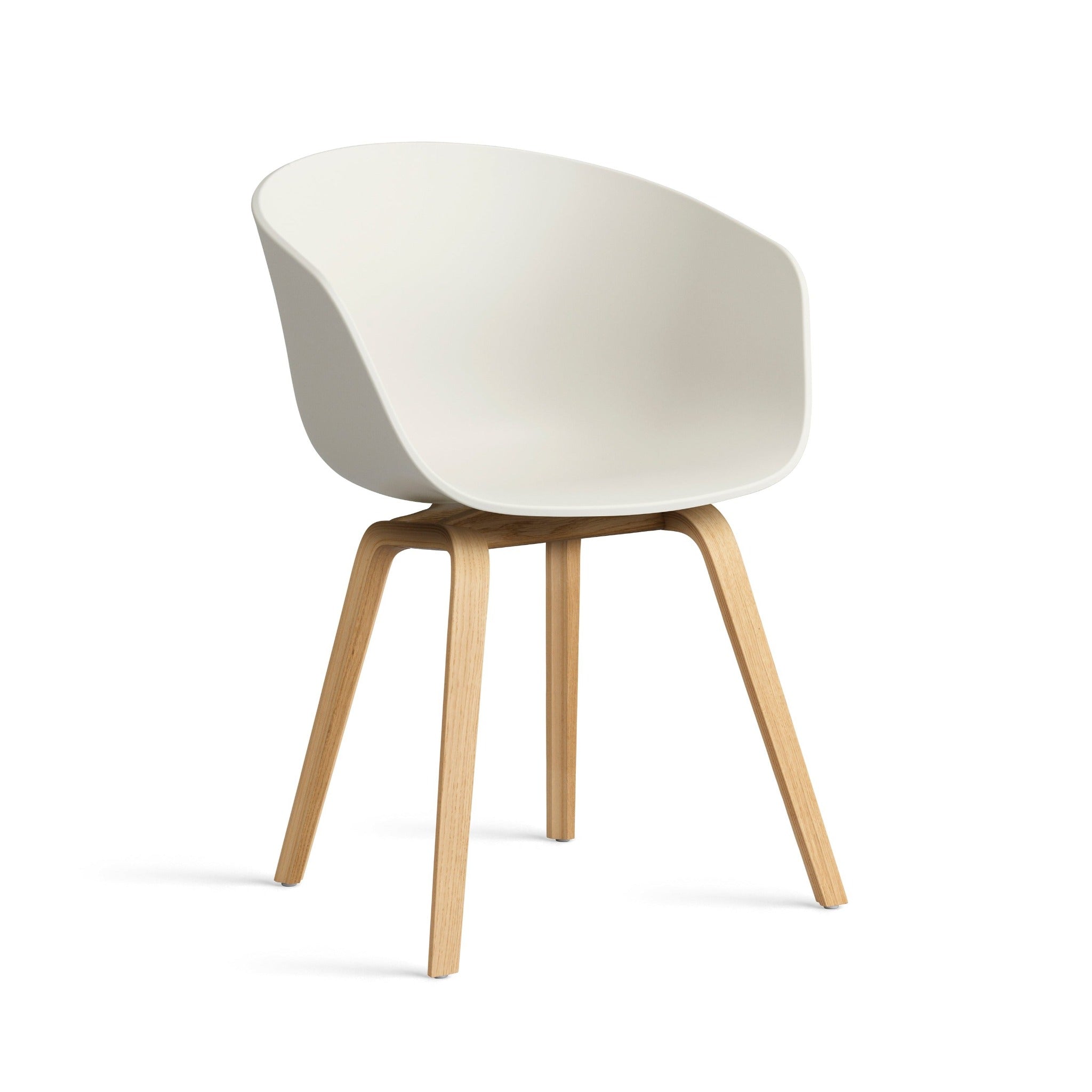 About A Chair AAC 22 stoel - houten poten en multicolor