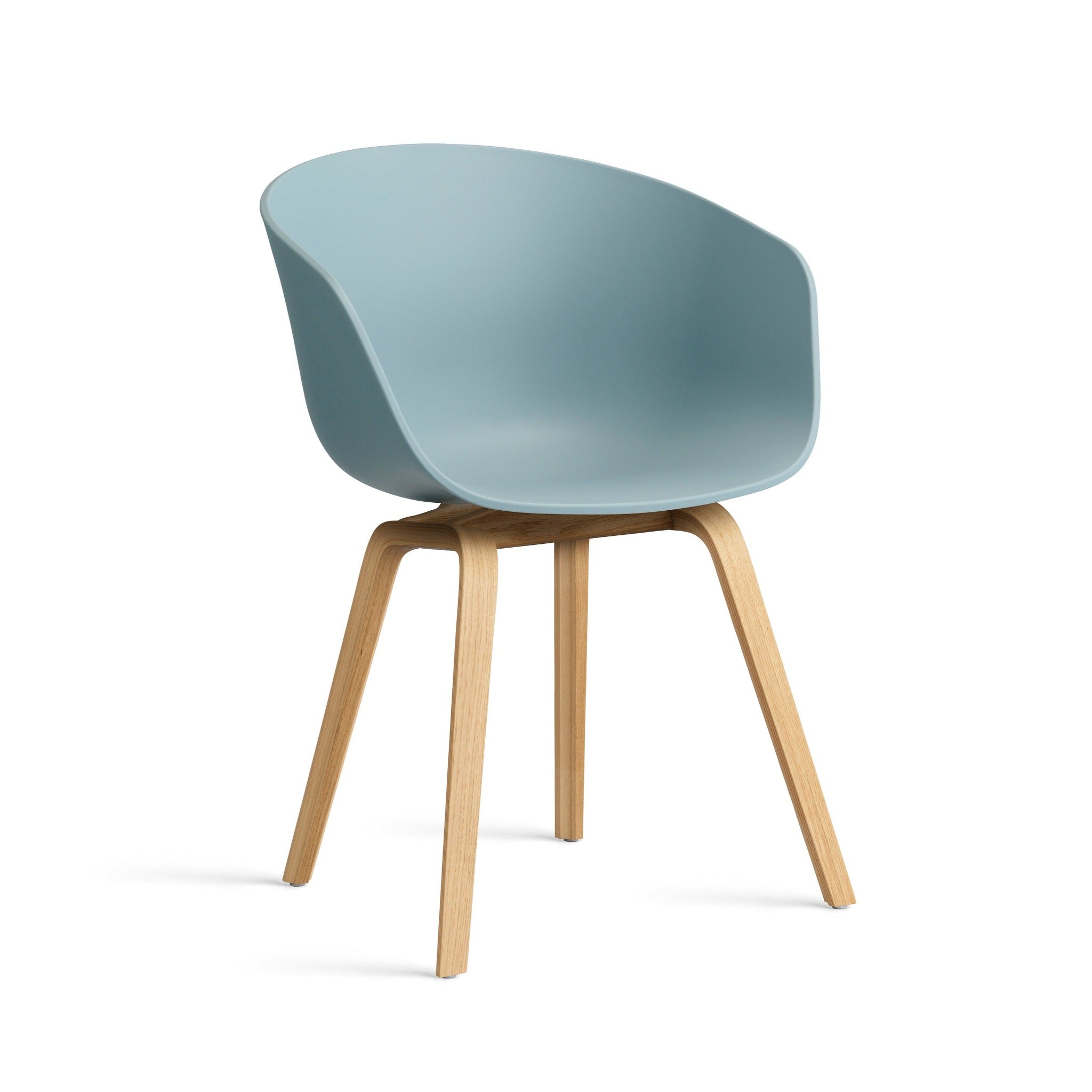 About A Chair AAC 22 stoel - houten poten en multicolor