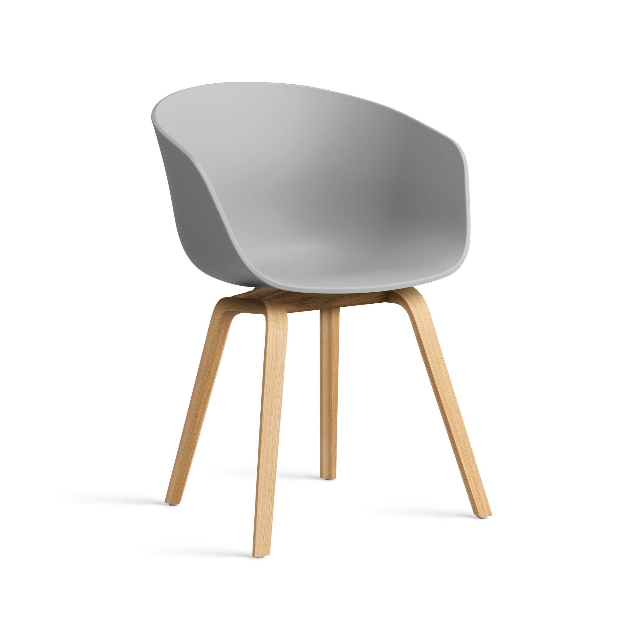 About A Chair AAC 22 stoel - houten poten en multicolor