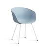 About A Chair AAC 26 stoel - stalen poten wit en multicolor