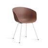 About A Chair AAC 26 stoel - stalen poten wit en multicolor