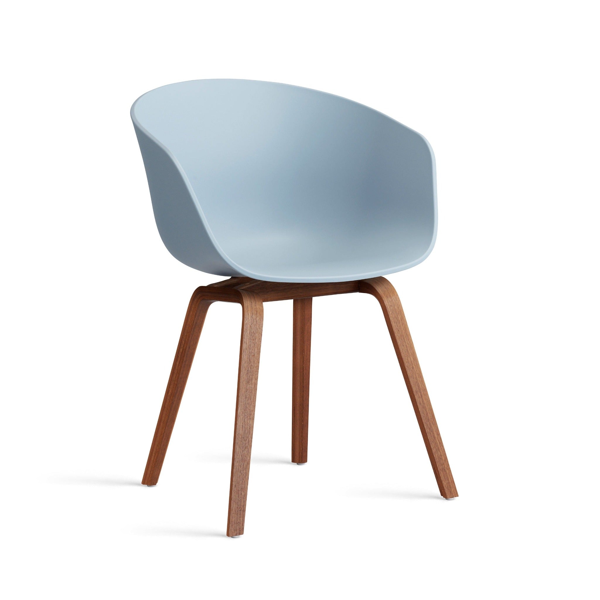 About A Chair AAC 22 stoel - walnoot poten en multicolor