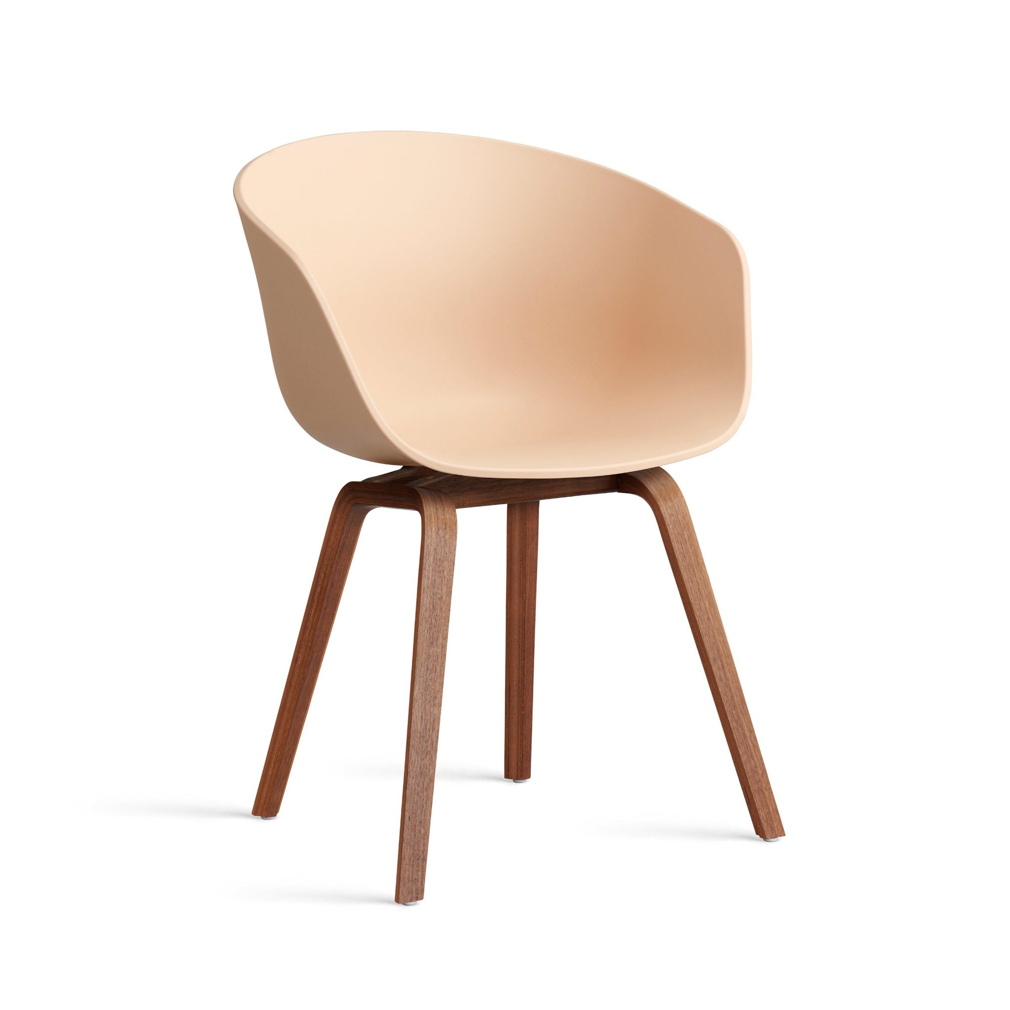 About A Chair AAC 22 stoel - walnoot poten en multicolor