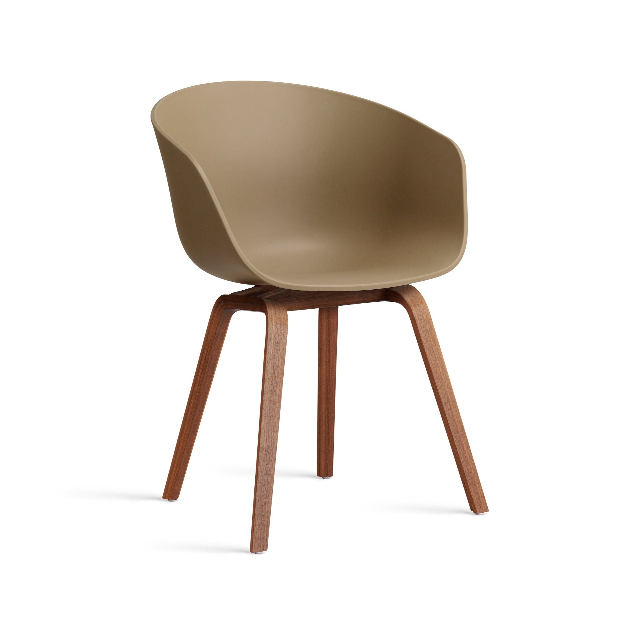 About A Chair AAC 22 stoel - walnoot poten en multicolor