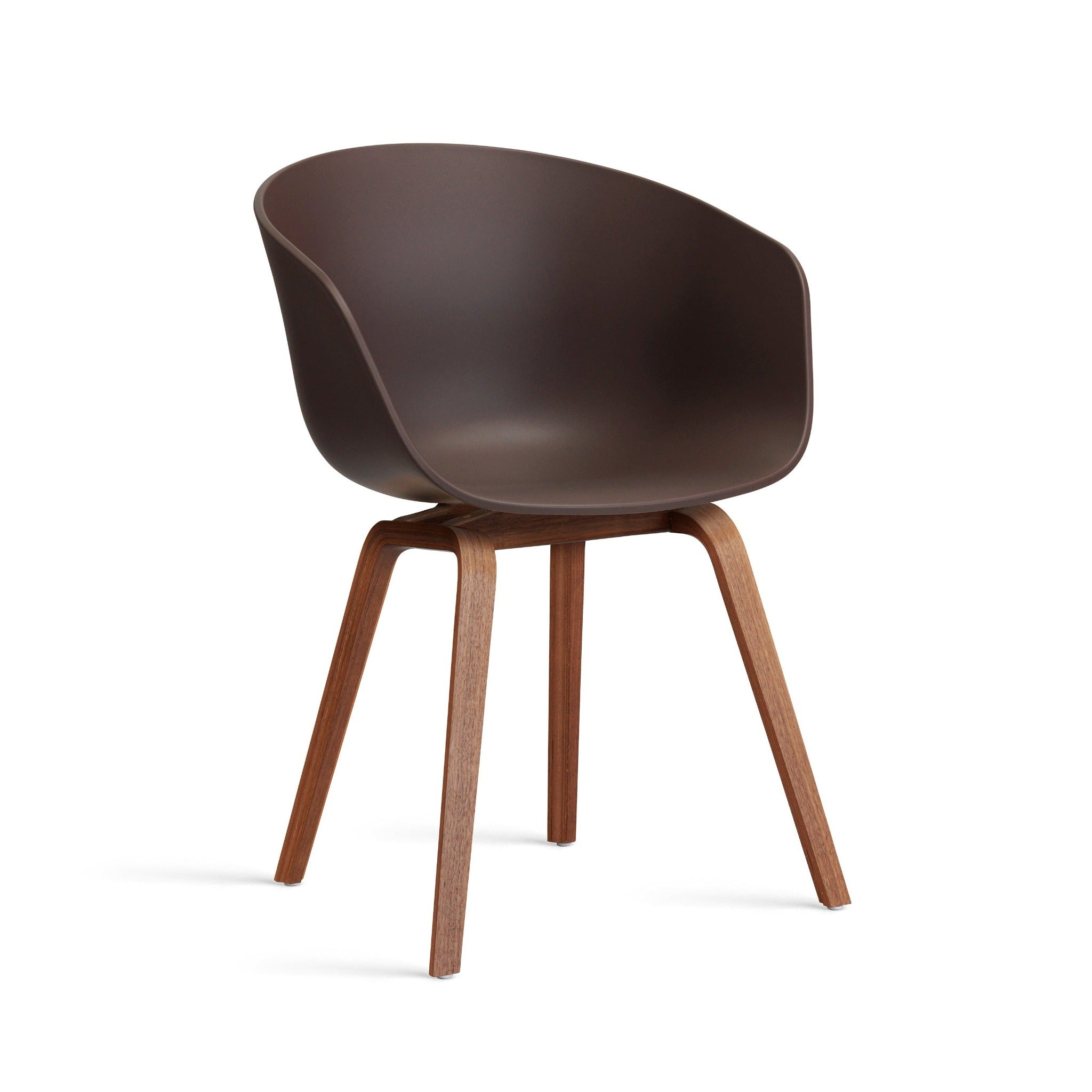 About A Chair AAC 22 stoel - walnoot poten en multicolor