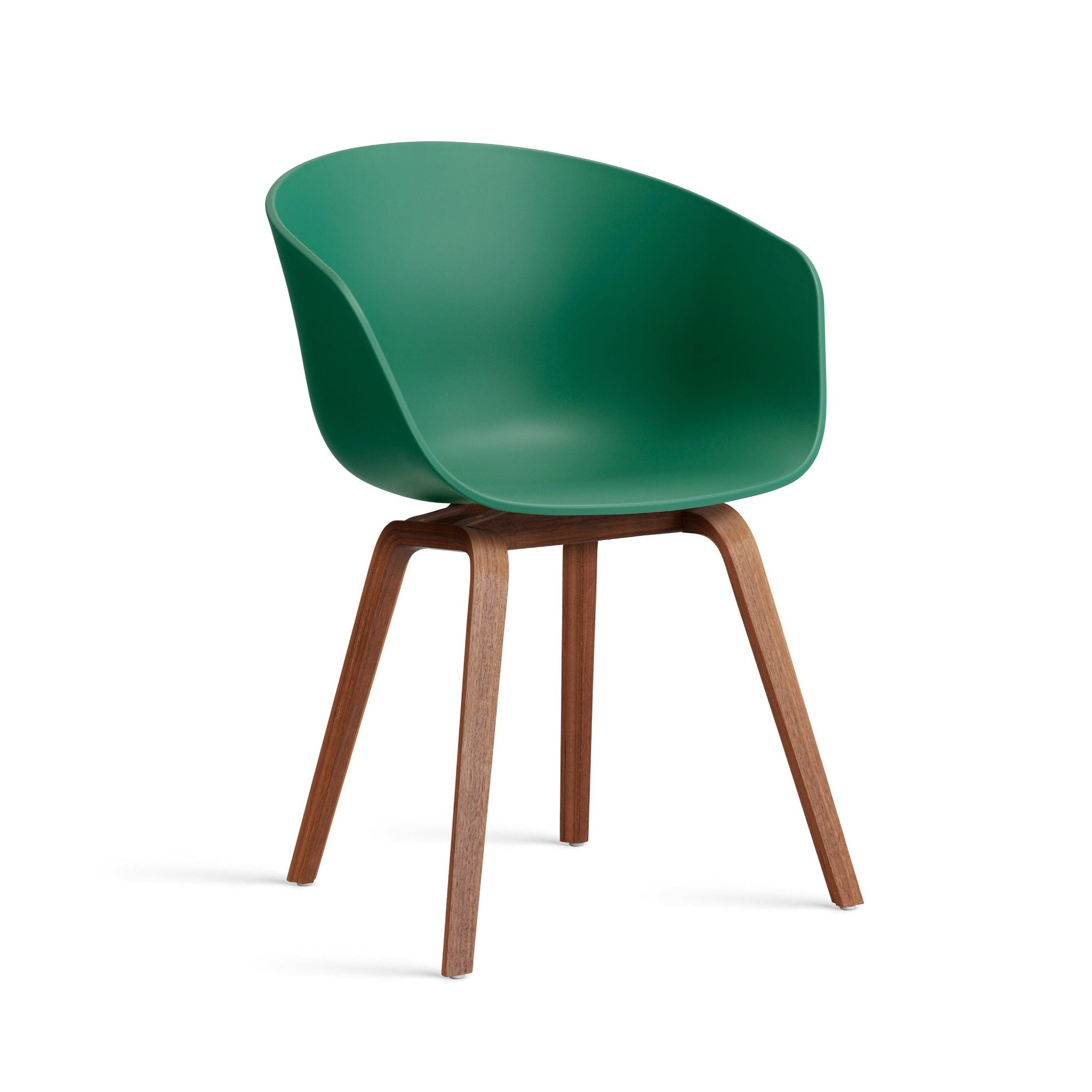 About A Chair AAC 22 stoel - walnoot poten en multicolor