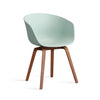 About A Chair AAC 22 stoel - walnoot poten en multicolor