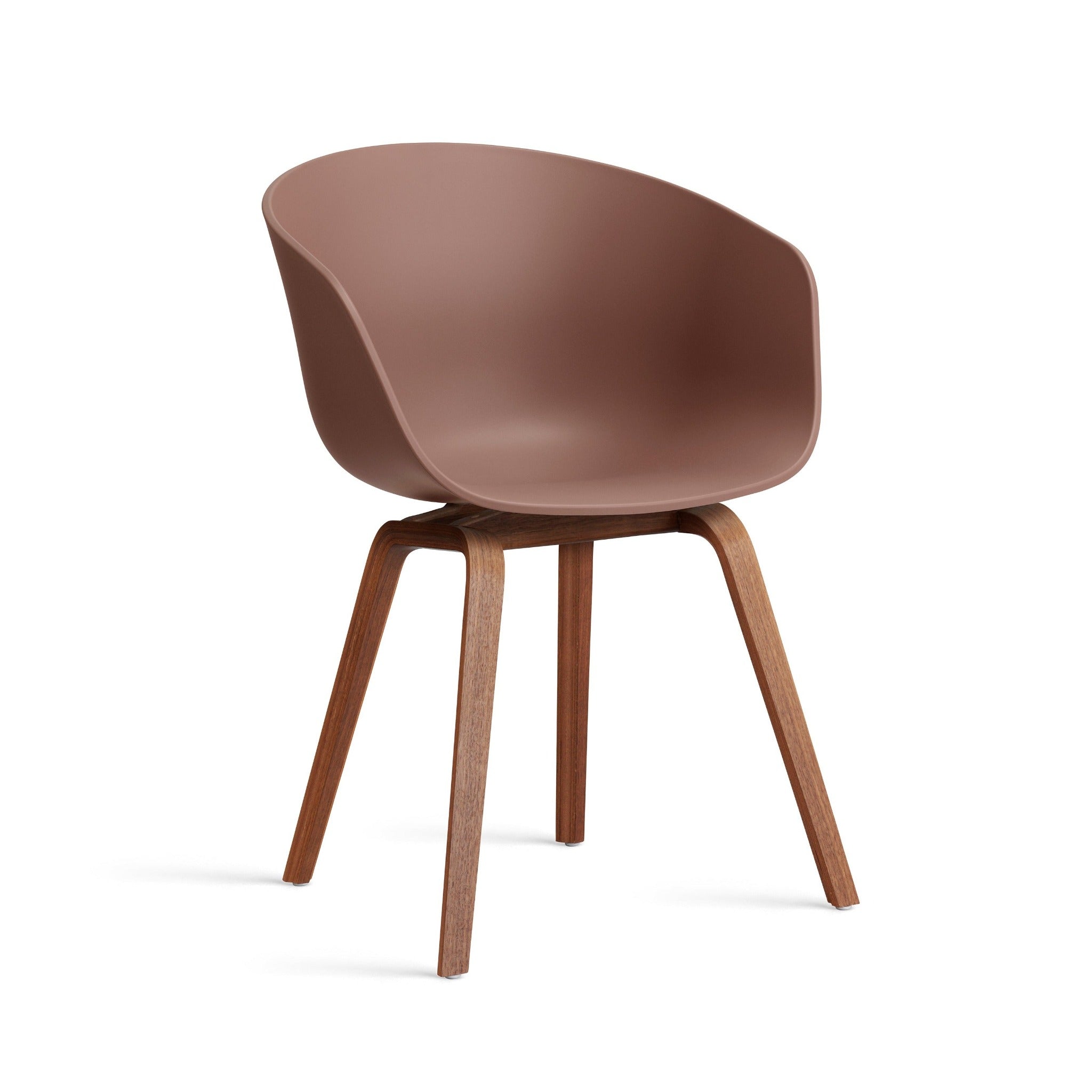 About A Chair AAC 22 stoel - walnoot poten en multicolor