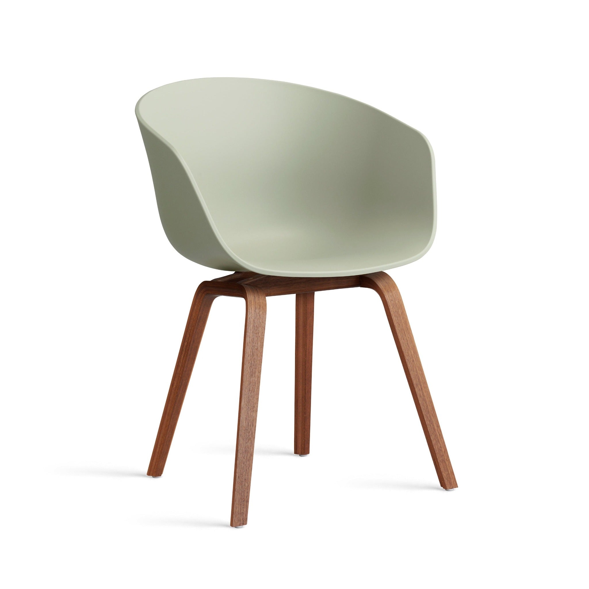 About A Chair AAC 22 stoel - walnoot poten en multicolor