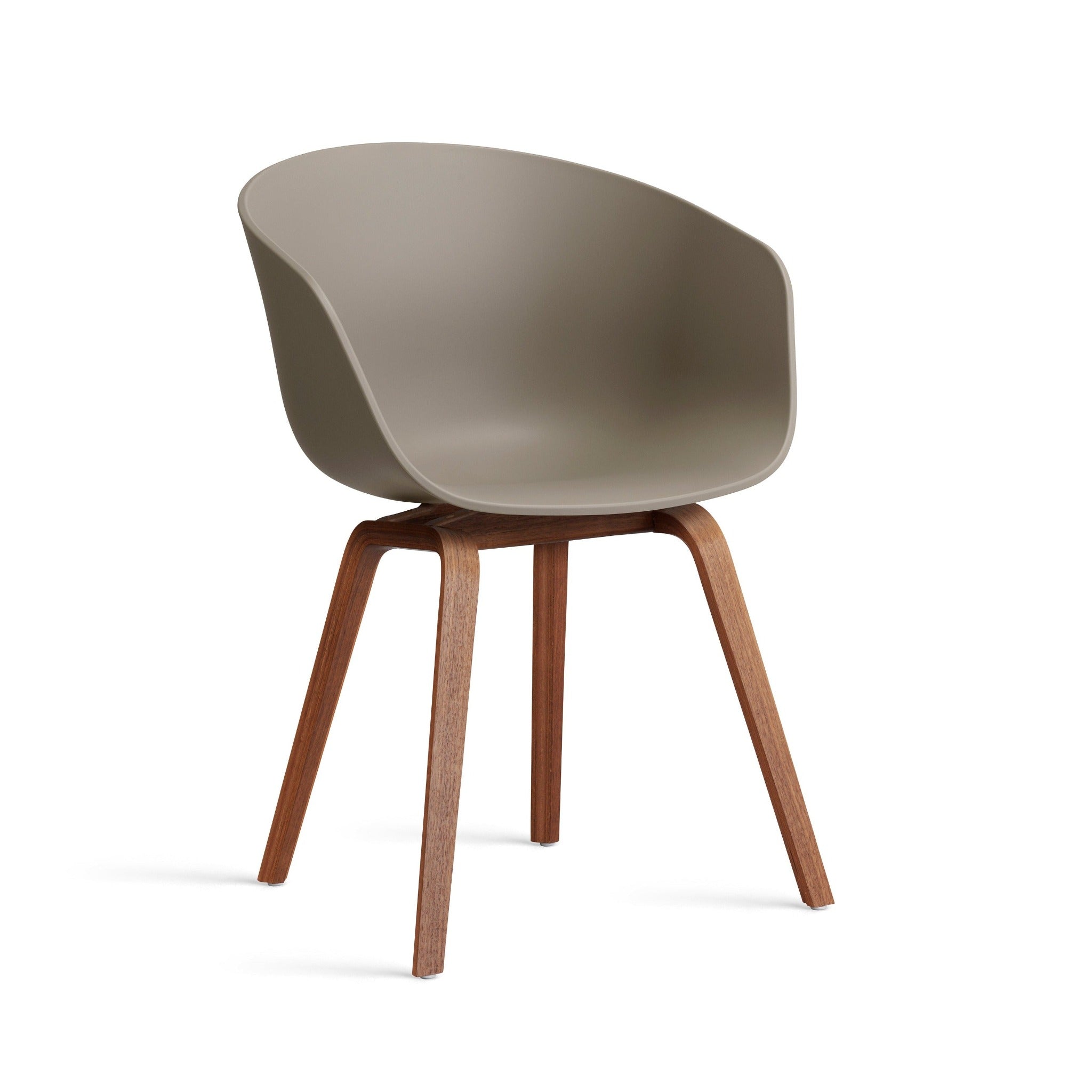 About A Chair AAC 22 stoel - walnoot poten en multicolor
