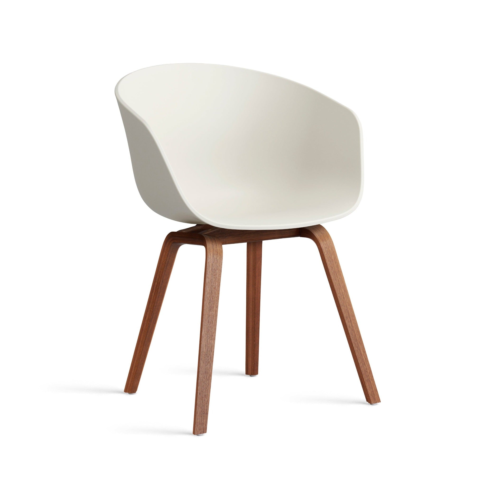 About A Chair AAC 22 stoel - walnoot poten en multicolor