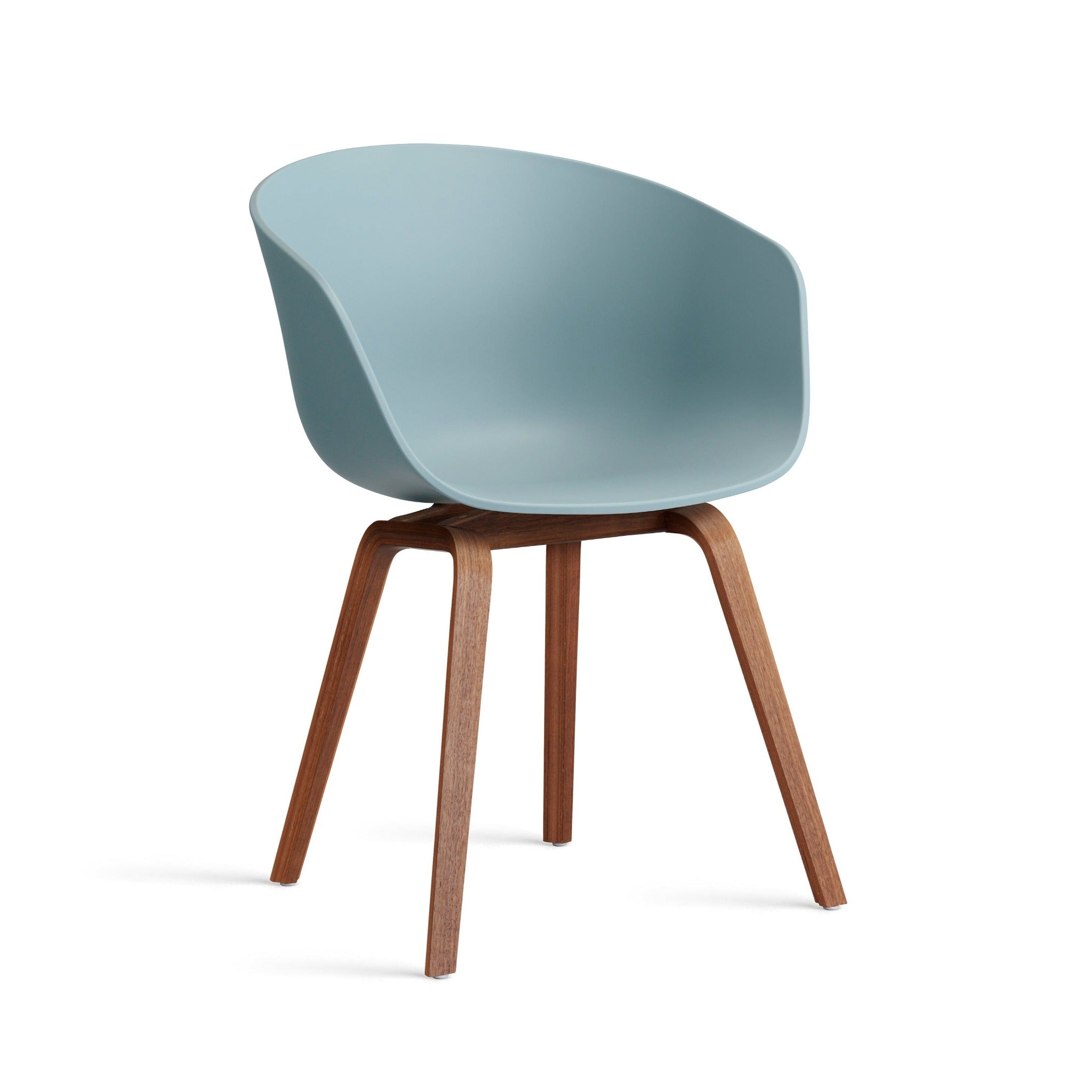 About A Chair AAC 22 stoel - walnoot poten en multicolor