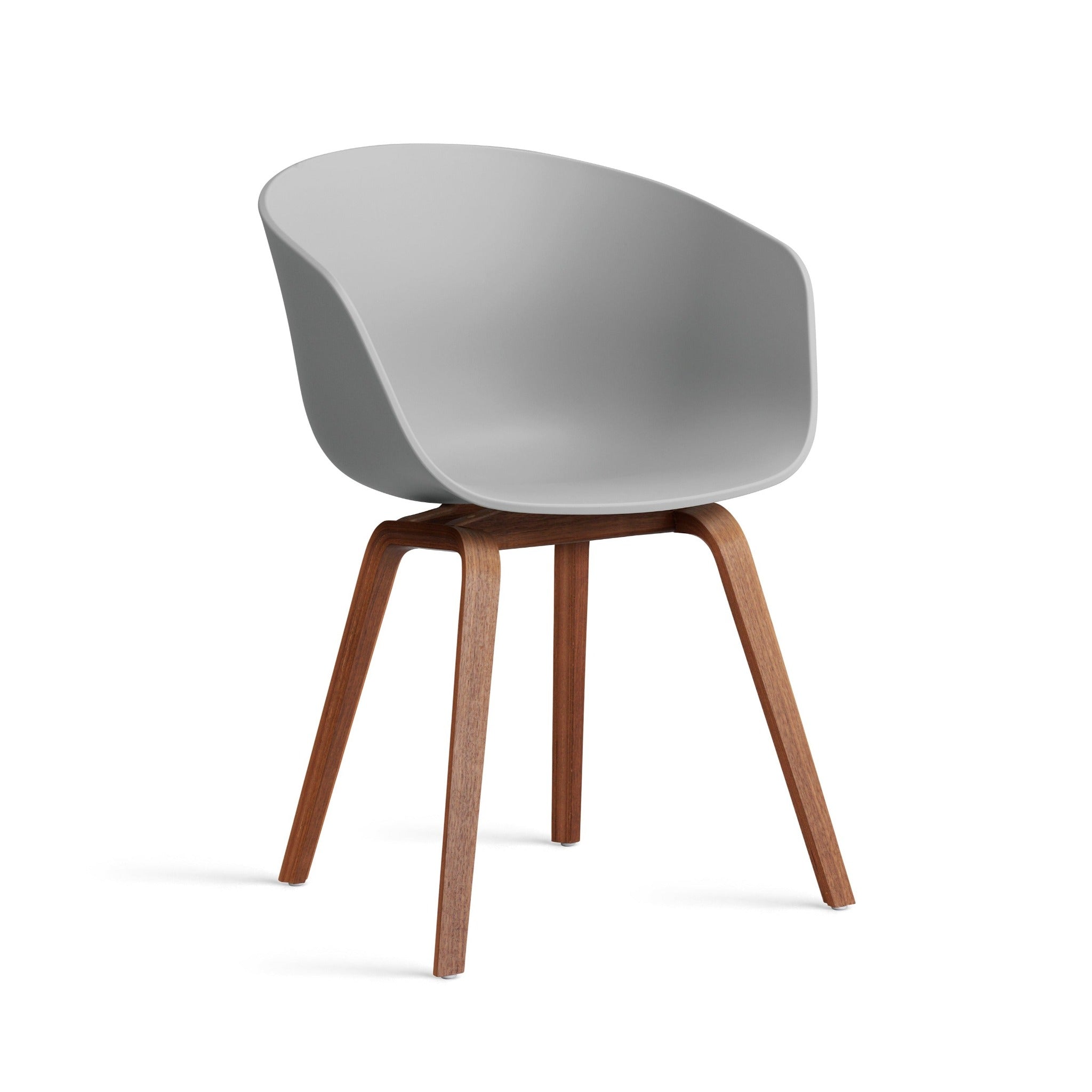 About A Chair AAC 22 stoel - walnoot poten en multicolor