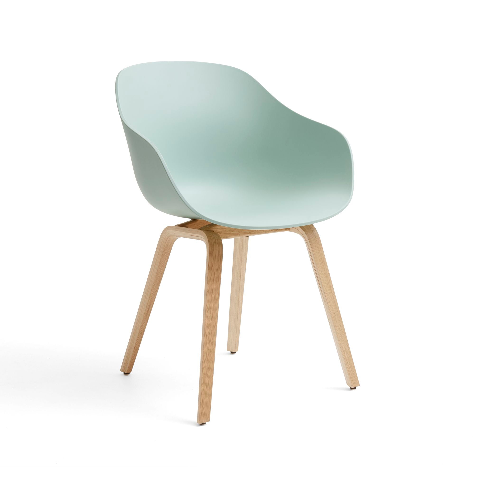 About A Chair AAC 222 stoel - houten poten en multicolor