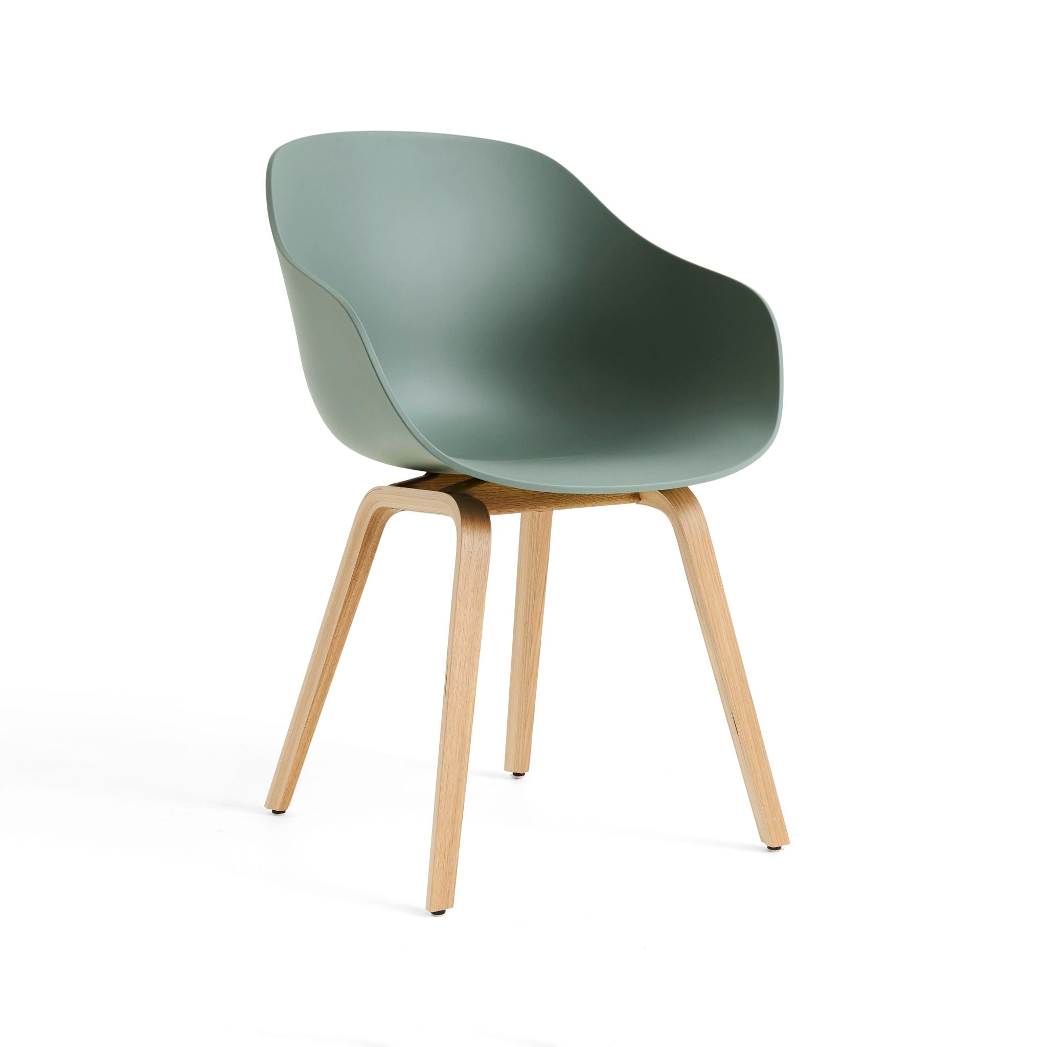 About A Chair AAC 222 stoel - houten poten en multicolor