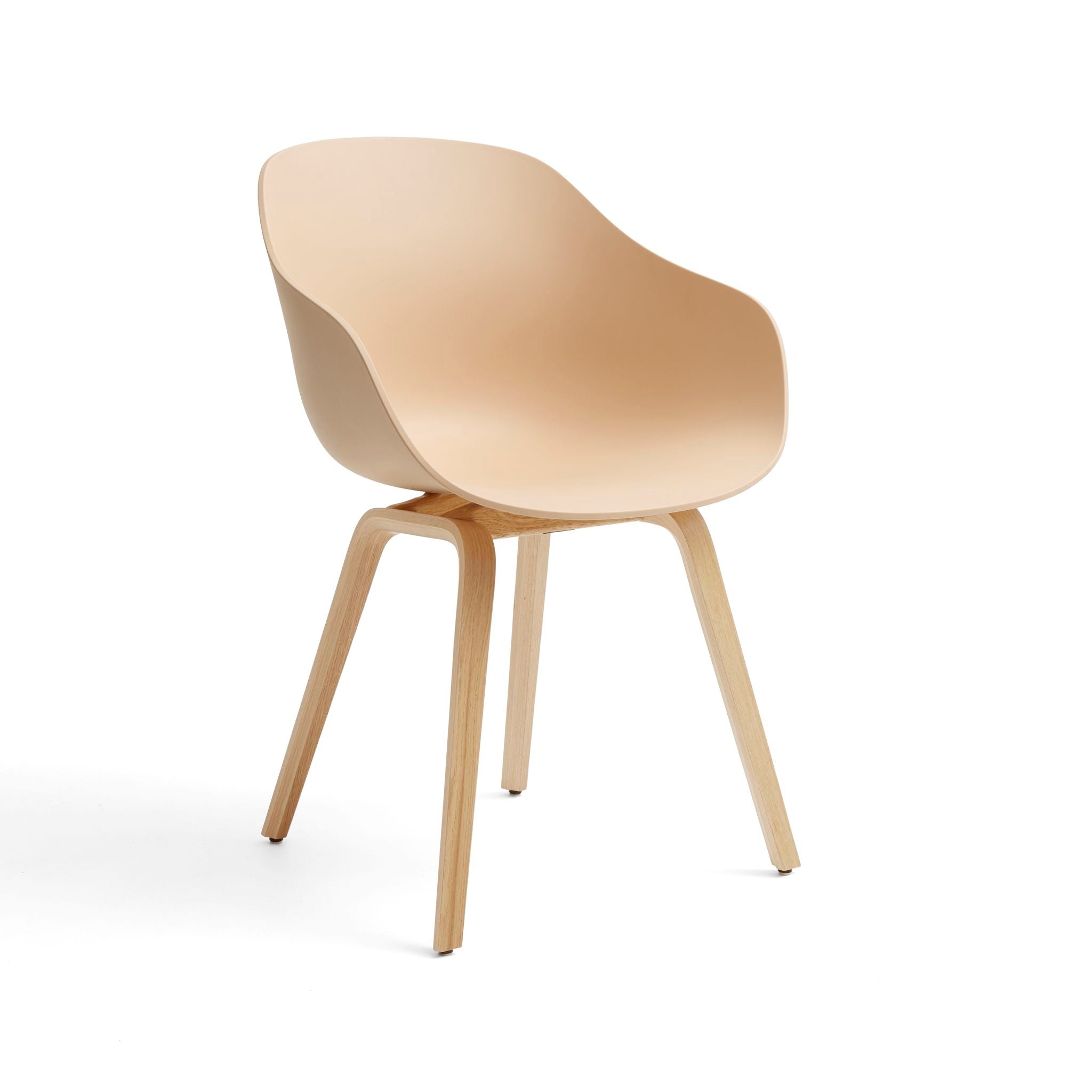 About A Chair AAC 222 stoel - houten poten en multicolor