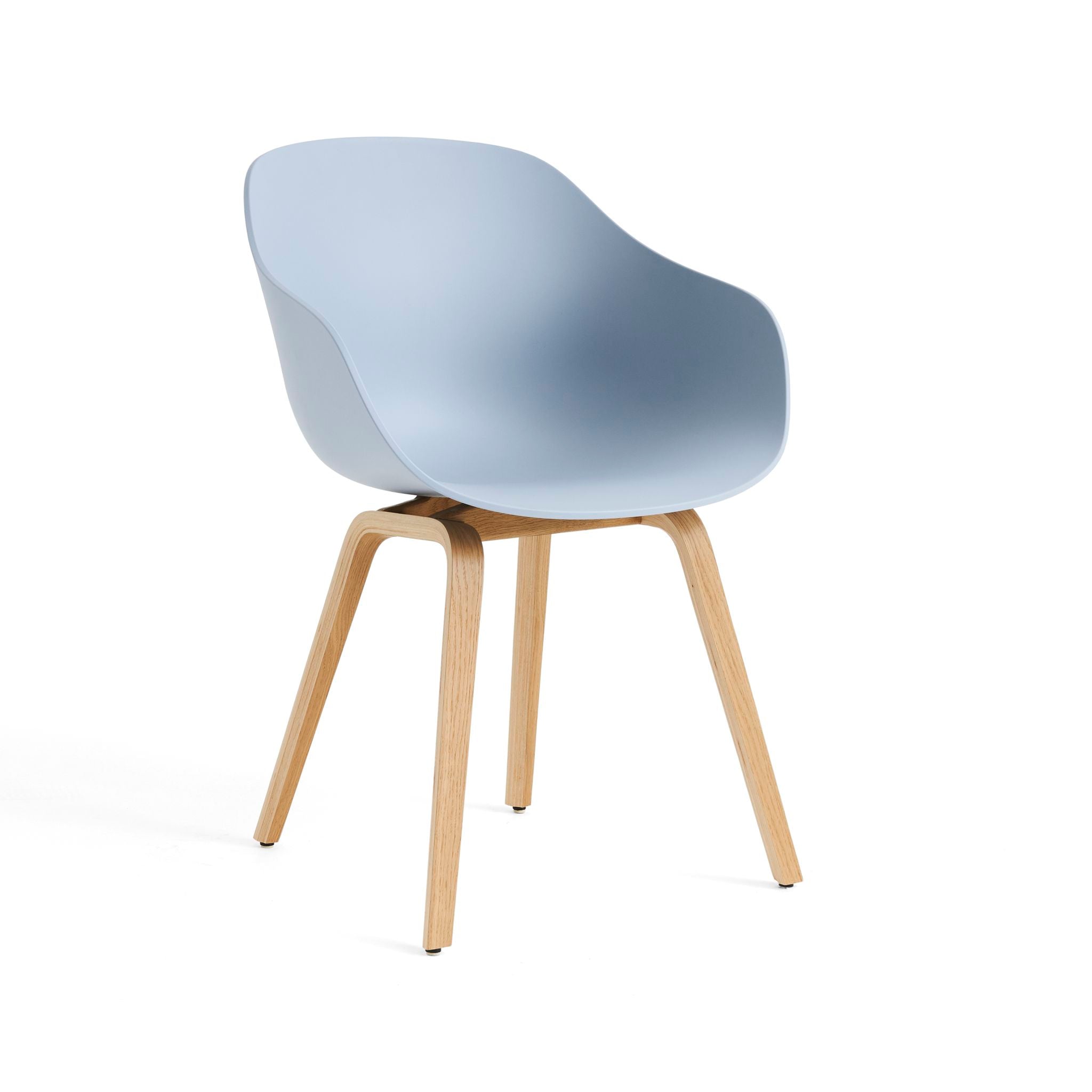 About A Chair AAC 222 stoel - houten poten en multicolor