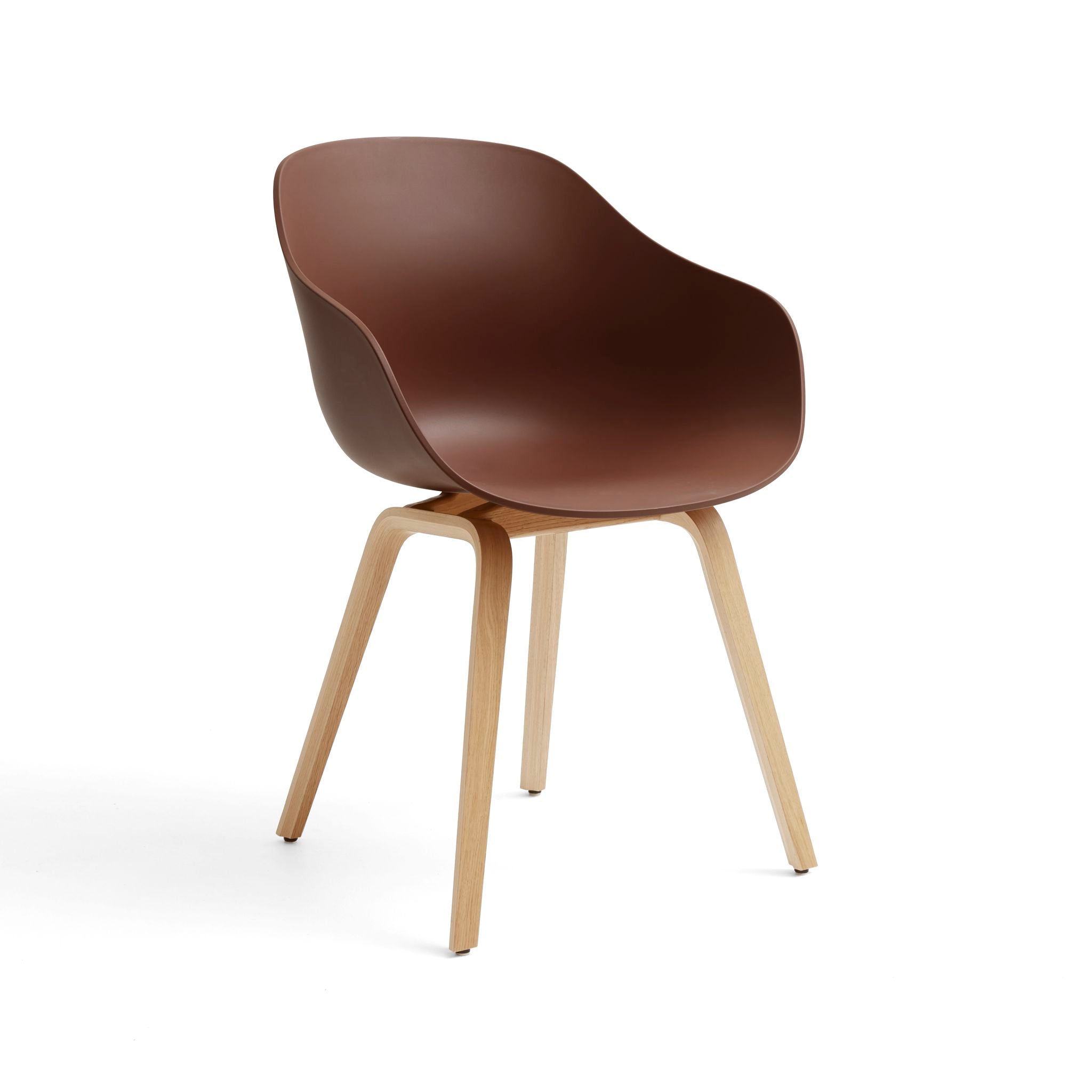 About A Chair AAC 222 stoel - houten poten en multicolor
