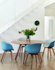 CPH25 tafel walnoot rond