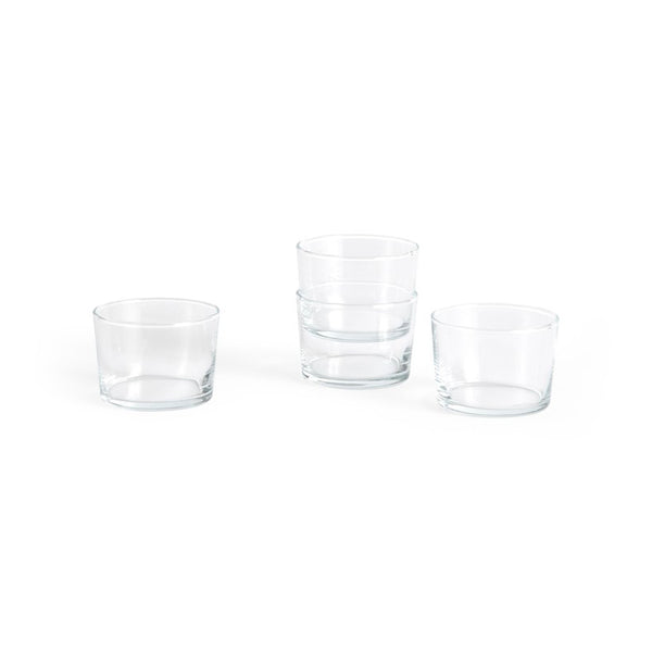 Set van 4 glazen small
