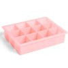Ice cube ijsblokvorm 12st roze