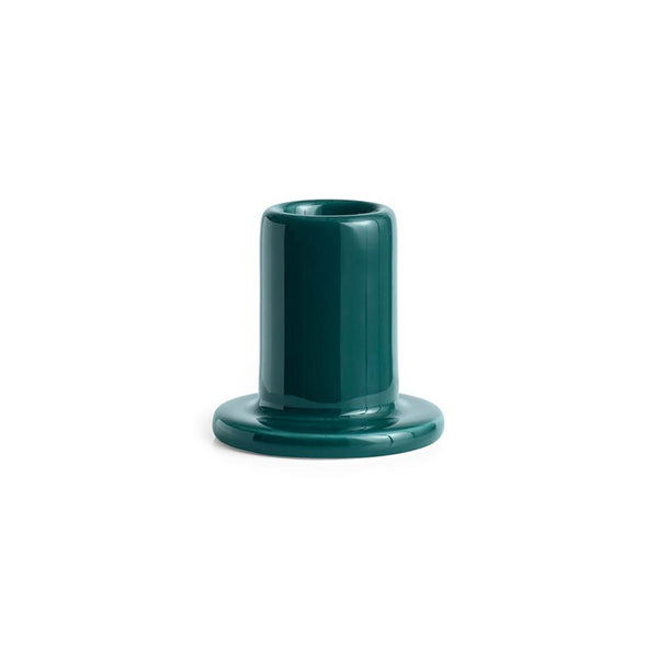 Tube kandelaar keramiek small dark green