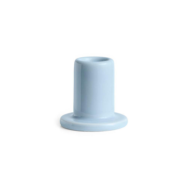 Tube kandelaar keramiek small pale blue