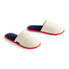 Waffle slippers cream multi - SALE