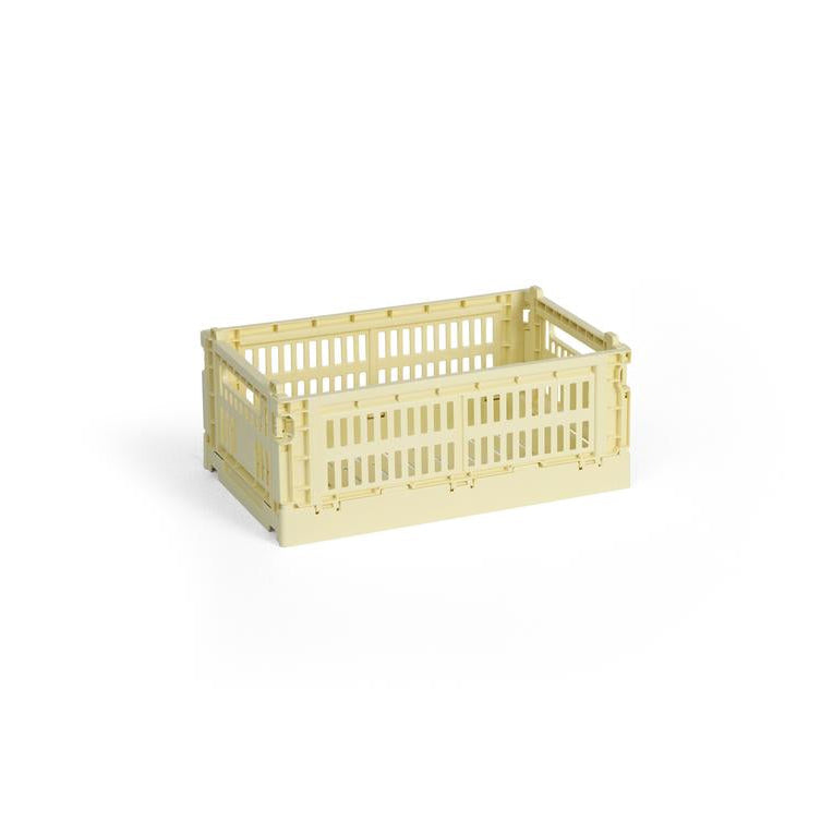 HAY Colour Crate plooibox small light yellow