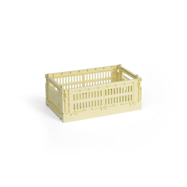 HAY Colour Crate plooibox small light yellow