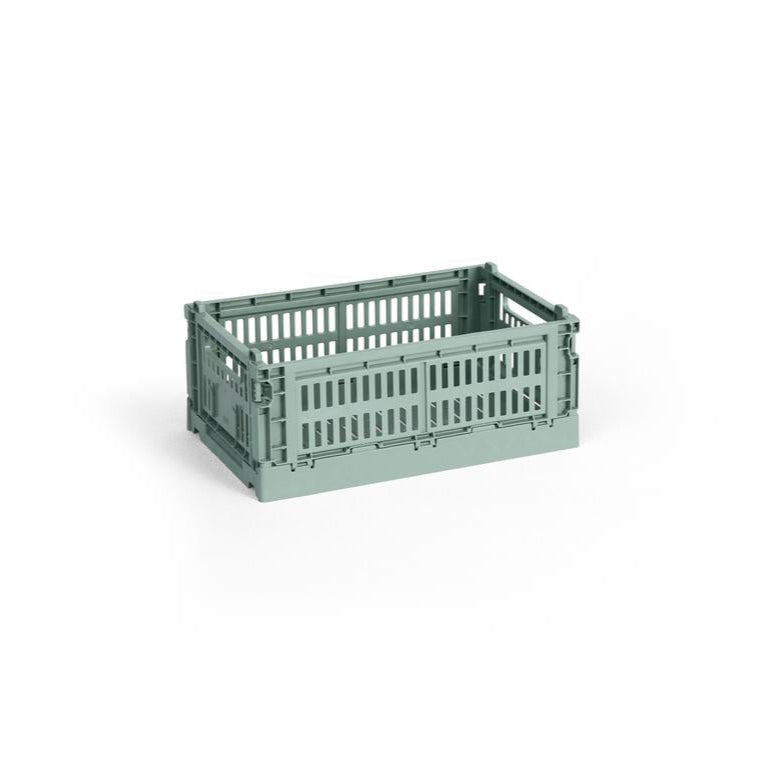 HAY Colour Crate plooibox small sage green