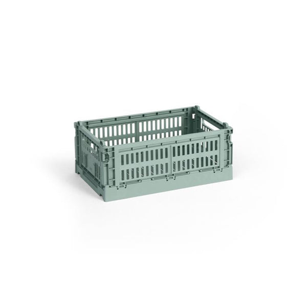 HAY Colour Crate plooibox small sage green