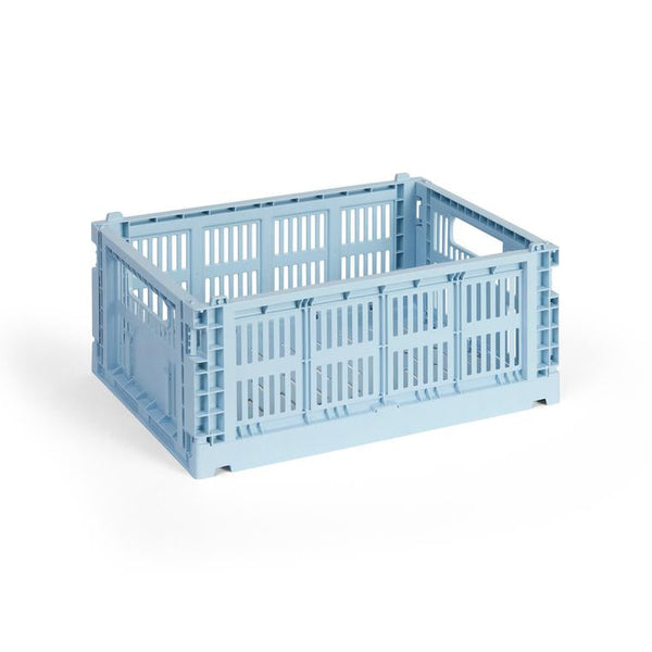 HAY Colour Crate plooibox medium soft blue
