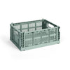 HAY Colour Crate plooibox medium sage green