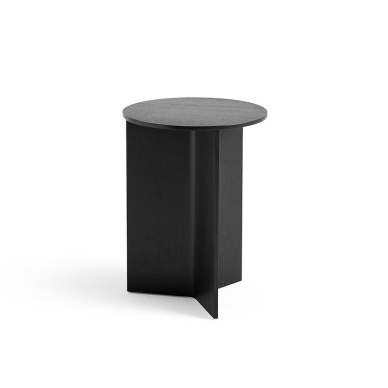 HAY - Slit bijzettafel hout hoog rond 35cm