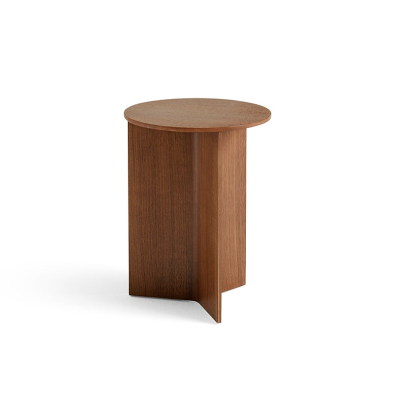HAY - Slit bijzettafel hout hoog rond 35cm