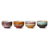 70s Noodle bowl kommen geyser set van 4