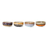 70s Tapas bowls crystal set van 4